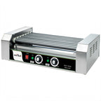 Thumbnail image #1 for Winco Spectrum™ EHDG-7R Countertop 7-Roller Hot Dog Grill, 18-Hot-Dog Capacity, Dual Thermostatic Controls, Stainless Steel