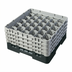 Thumbnail image #2 for Cambro Camrack Full Size 30-Compartment Glass Rack with 4 Soft Gray Extenders, 8-1/2 Inch Height, Black