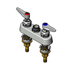 Thumbnail image #1 for T&S Brass 4-Inch Center Deck-Mount Workboard Faucet, Less Nozzle