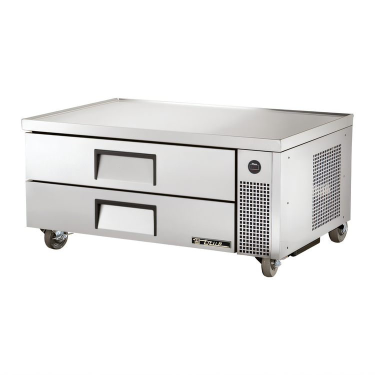 Product image #1 for True 51-7/8-Inch 2-Drawer Refrigerated Chef Base with Stainless Steel Top