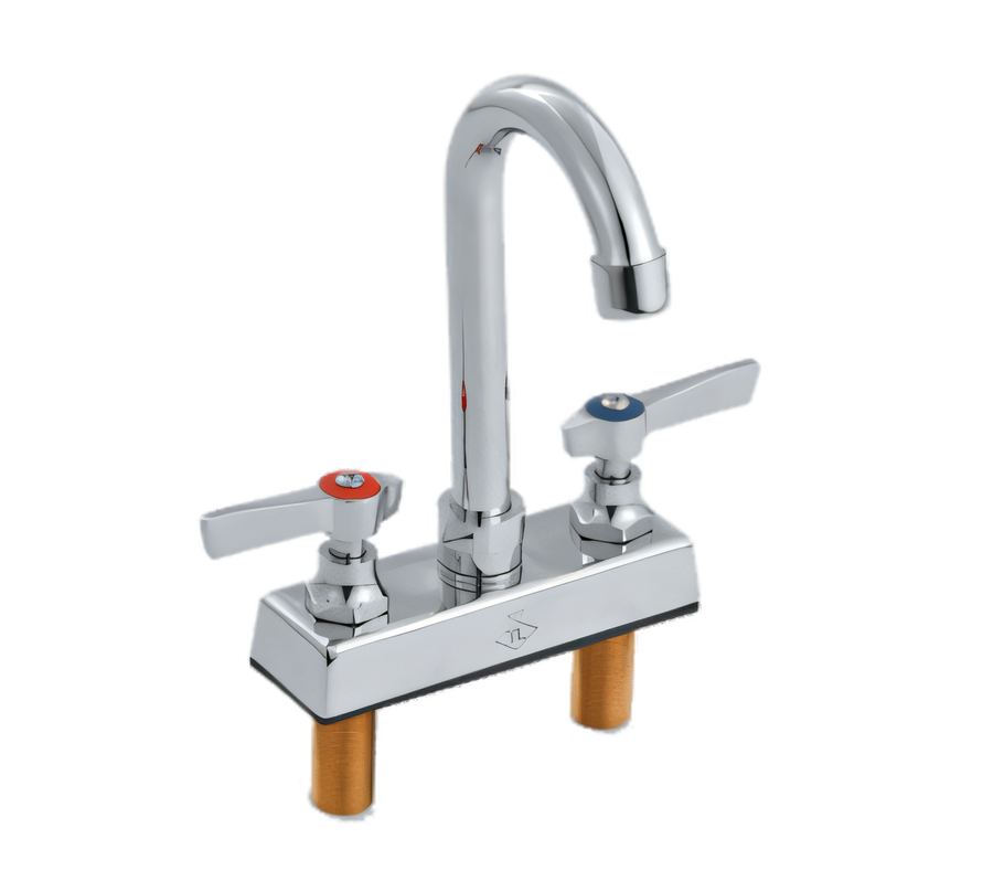 Product image #1 for Vollrath 2612 Gooseneck Deck Mounted Bar Faucet, 4-Inch Centers