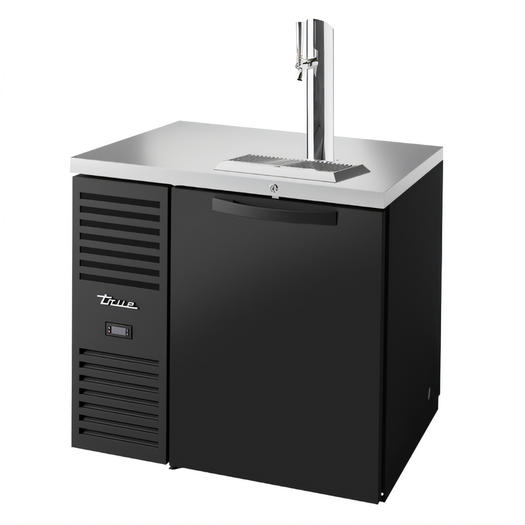 Product image #1 for 36-Inch One-Section Pass-Thru Refrigerated Draft Beer Cooler with 1-Faucet Beer Column