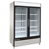 Thumbnail image #1 for Maxx Cold X-Series Two-Section Glass Door Merchandiser Freezer, 48 Cu. Ft., Bottom-Mounted Compressor