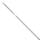 Thumbnail image #1 for CFS Brands Sparta® 4119900 60-Inch Threaded Stainless Steel Broom & Mop Handle, 1-Inch Diameter Case of 12