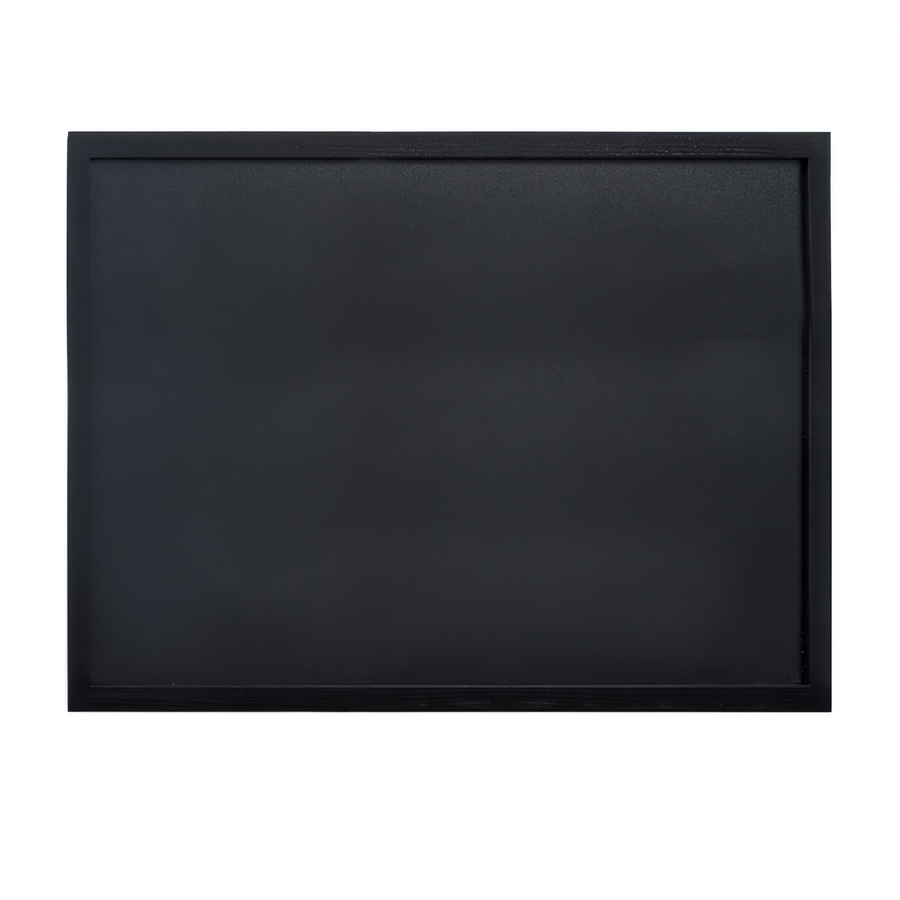 Product image #1 for Wall-Mounted Black Wood-Framed Wall Board with Chalk Marker, 15-3/4 x 23-5/8 Inches