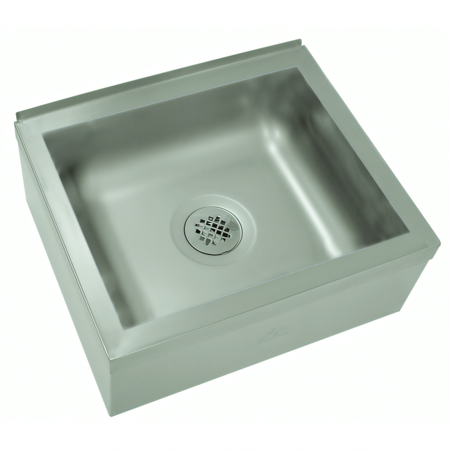 Product image #1 for Advance Tabco Floor-Mounted Stainless Steel Mop Sink with 24" x 24" x 12" Rectangular Bowl