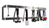 Thumbnail image #1 for Advance Tabco 132-Inch Wall-Mounted Stainless Steel Double-Bar Pot Rack