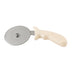 Thumbnail image #1 for Winco 4-Inch Stainless Steel Pizza Cutter with White Polypropylene Handle