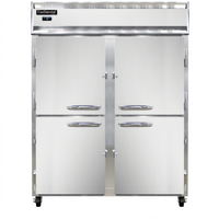 Continental Refrigerator 2FENSAHD Two-Section 50 cu. ft. Extra-Wide R290 Hydrocarbon Reach-In Freezer with Half-Height Solid Doors