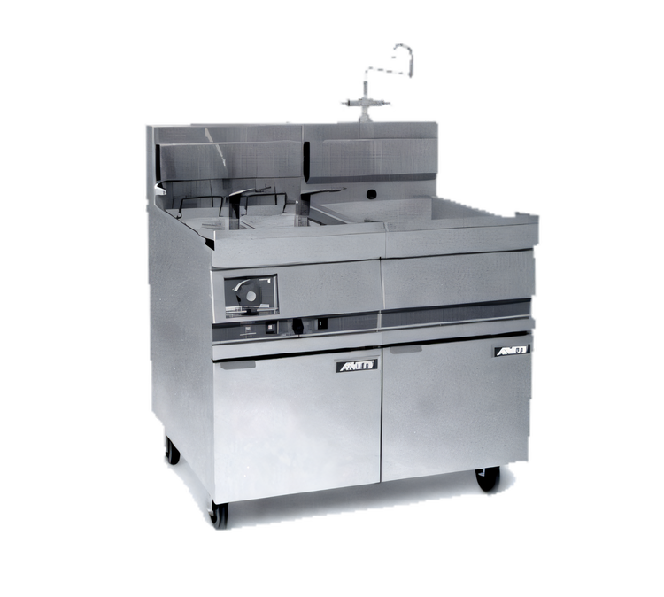 Product image #1 for Anets Pasta Pro GPC-14 Gas Pasta Cooker, 14-Inch Cook Area, Single Tank, 111,000 BTU
