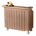 Thumbnail image #1 for Cambro Cambar 54-Inch Portable Beverage Bar with 80 lb Ice Sink, 5-Bottle Speed Rail, Vinyl Cover, Granite Sand