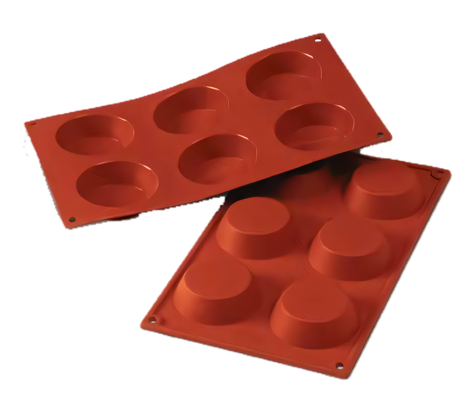 Product image #1 for Silikomart Siloconflex 6-Cavity Tartlet Silicone Mold