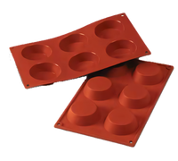 Silikomart Siloconflex 6-Cavity Tartlet Silicone Mold