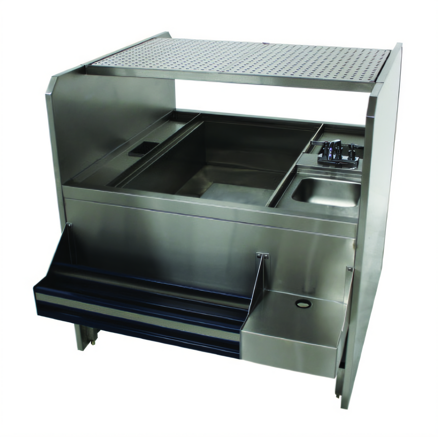 Product image #1 for Advance Tabco Prestige Supreme Double Service Station with 10-Circuit Cold Plate and Dual Hand Sinks