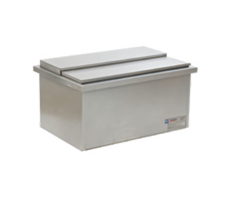 Product image #1 for Eagle Group Spec-Bar 30-Inch W x 20-Inch D Drop-In Ice Chest, Without Cold Plate, 121 lb. Capacity