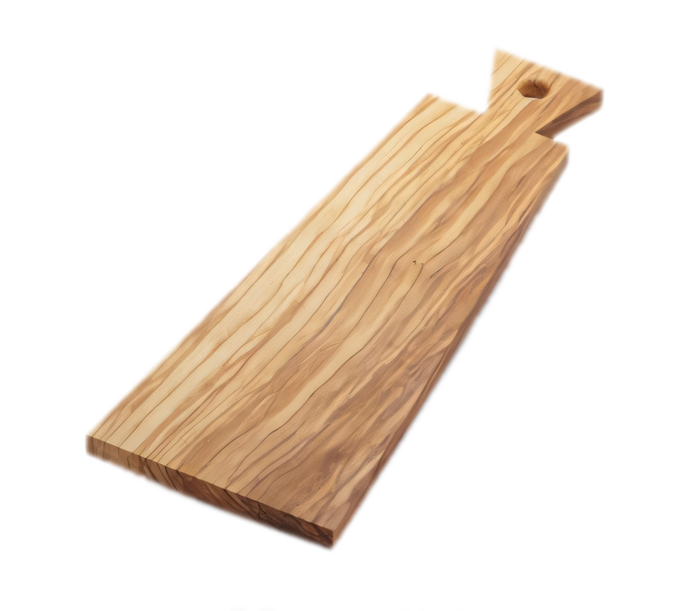 Product image #1 for American Metalcraft Olive Wood Serving Board with Handle, 16-5/8 x 5-7/8 Inches