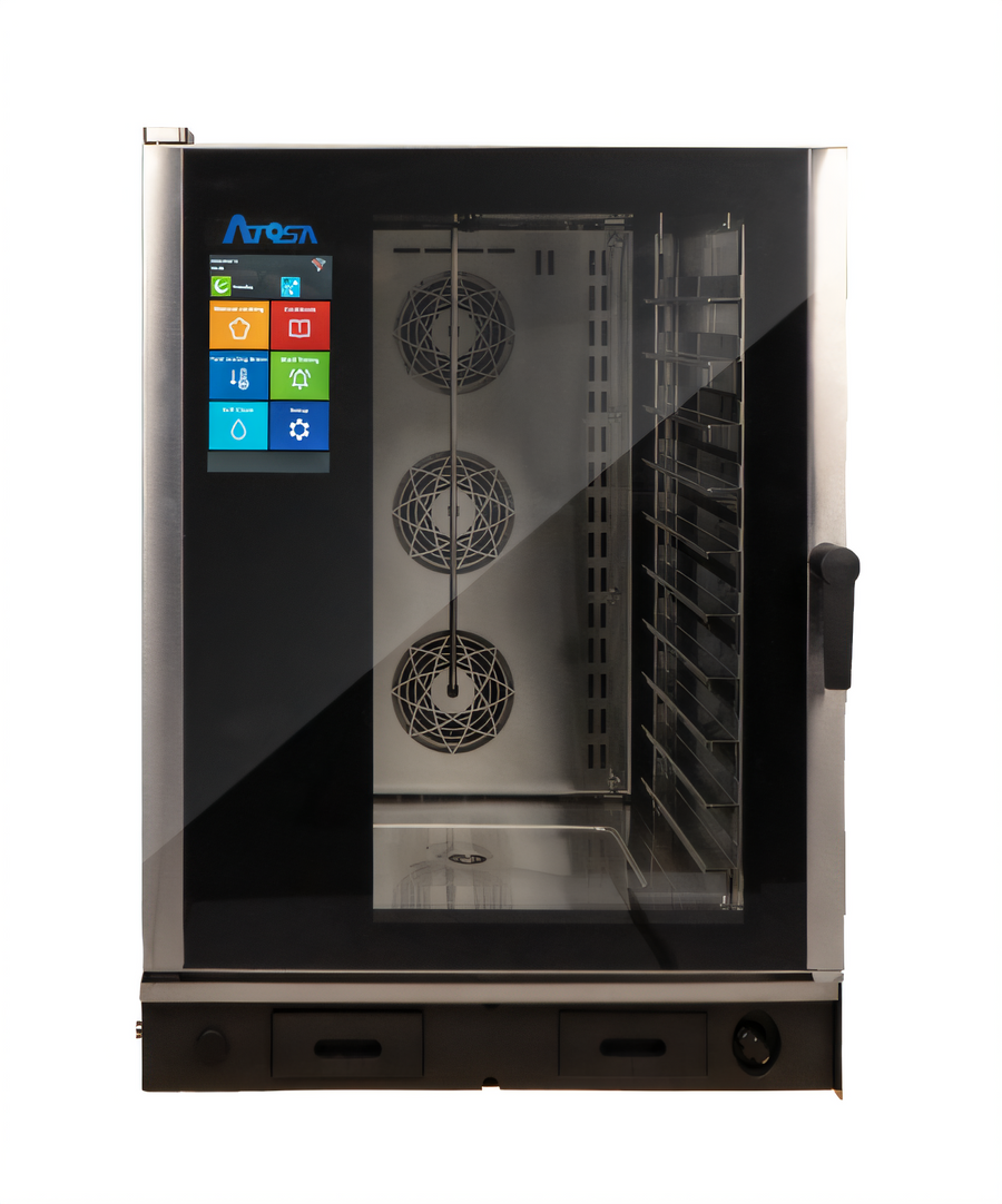 Product image #1 for CookRite Electric Boiler-Free Smart Touch Combi Oven, 10 Full-Size Sheet Pan / 20 Steam Table Pan Capacity, 208/240V, 3-Phase