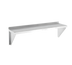 Thumbnail image #1 for Solid Knock-Down Stainless Steel Wall Shelf, 60 x 12 Inches