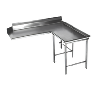 Spec-Master 120-Inch Island Clean Dishtable, Right-Hand, 14/304 Stainless Steel