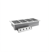 Randell 4-Pan Drop-In Electric Wet Hot Well with 12