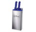 Thumbnail image #1 for Edlund KR-50B Blue Color-Coded Knife Rack with 12-Inch Skirt and Stainless Steel Back Plate