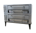 Thumbnail image #1 for Marsal SD-660 Stacked Gas Double Deck Pizza Oven with Brick Decks