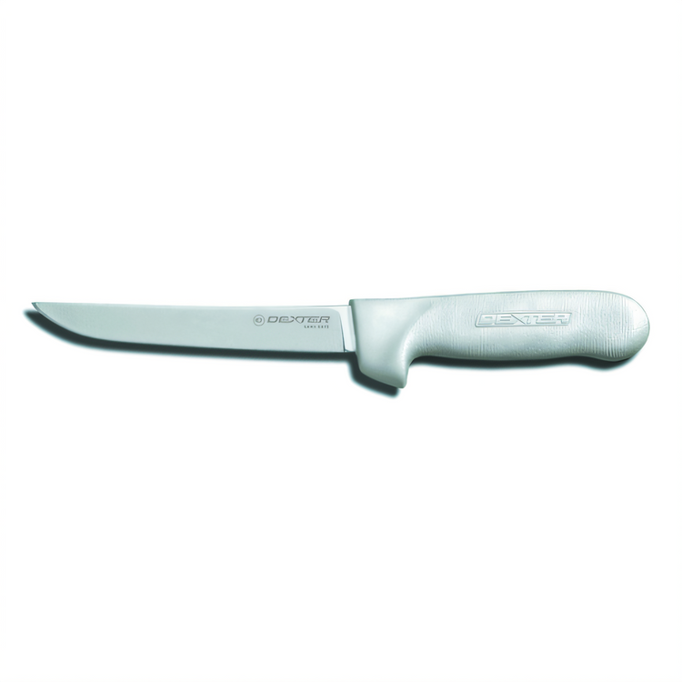 Product image #1 for Dexter-Russell Sani-Safe 6-Inch Wide Boning Knife with White Polypropylene Handle