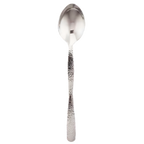 Thumbnail image #1 for American Metalcraft HM12SOL 12-Inch Solid Stainless Steel Serving Spoon with Hammered Handle Case of 72