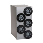 Thumbnail image #1 for Antunes Dial-A-Cup DACS-50 Cabinet-Style Stainless Steel Cup Dispenser, One-at-a-Time, for 8–64 oz. Cups