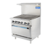 Thumbnail image #1 for Turbo Air Bake Tech Innovation Radiance 36-Inch Natural Gas Heavy Duty Range with Charbroiler Top and Standard Oven Base