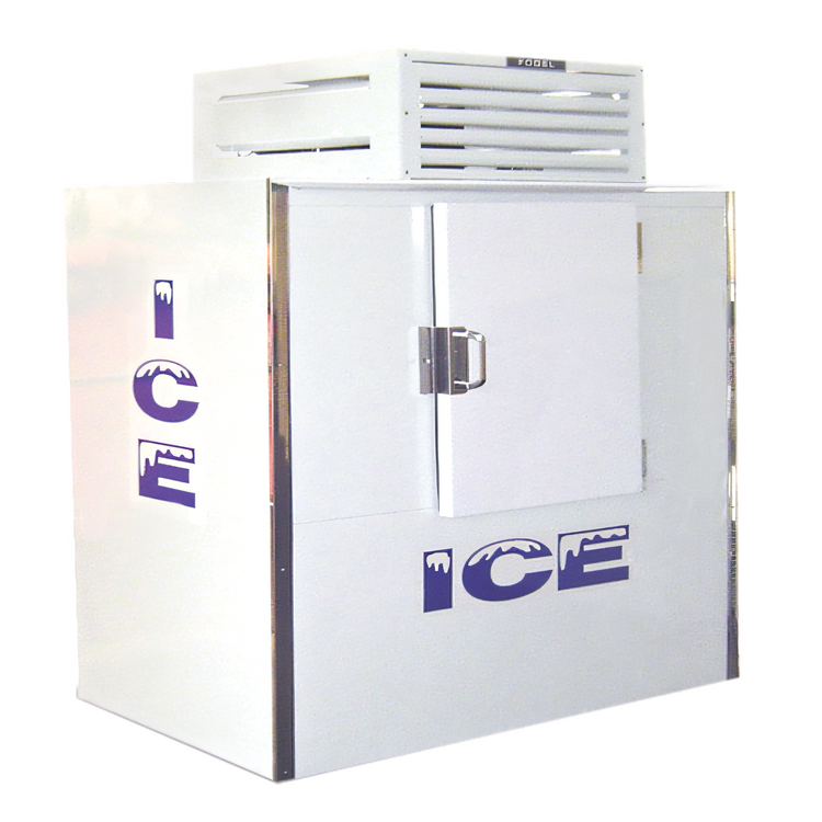 Product image #1 for Fogel ICB-1 Outdoor Bagged Ice Merchandiser Freezer, 47 Cu. Ft., 1 Solid Door, Top-Mounted Self-Contained Refrigeration