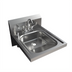 Thumbnail image #1 for BK Resources ADA Wall-Mounted Hand Sink with Faucet, Soap Dispenser, and Drain, 16 x 14 Inches