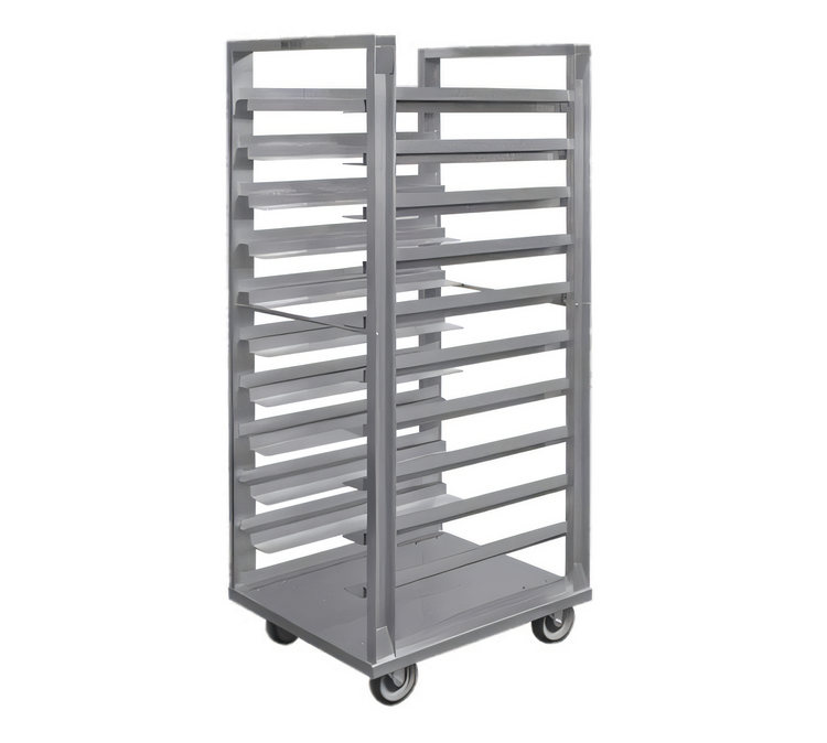 Product image #1 for Dinex Roll-In Universal Rack for 18 x 26 Trays, 18-Tray Capacity