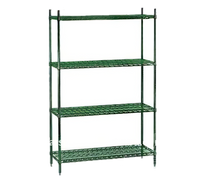 Klinger's Trading S1448-GREEN Wire Shelving
