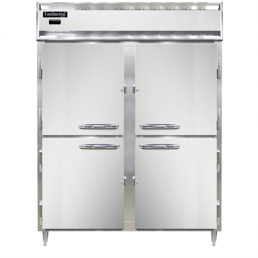 Product image #1 for Continental Refrigerator DL2WE-SA-HD Designer Line Extra-Wide Heated Holding Cabinet with Half Doors