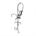 Thumbnail image #2 for T&S Brass Mini Pre-Rinse Deck-Mount Single-Hole Mixing Faucet with 8-Inch Swing Nozzle and 1.15 GPM Spray Valve