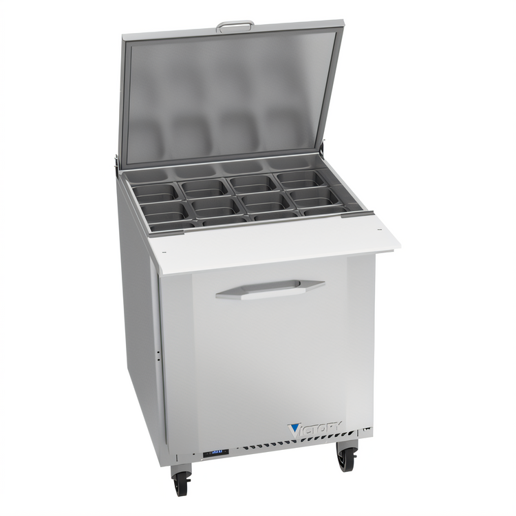Product image #1 for Victory UltraSpec 27-Inch One-Section Sandwich Prep Mega Top Refrigerator