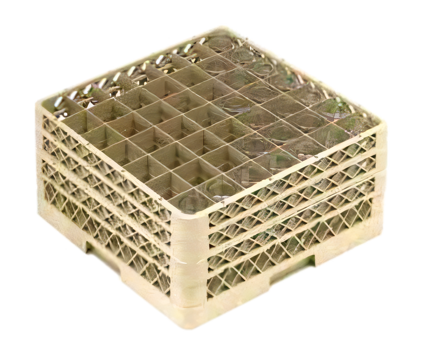Product image #1 for Traex Full-Size 49-Compartment Glass/Stemware Dishwasher Rack with Extenders