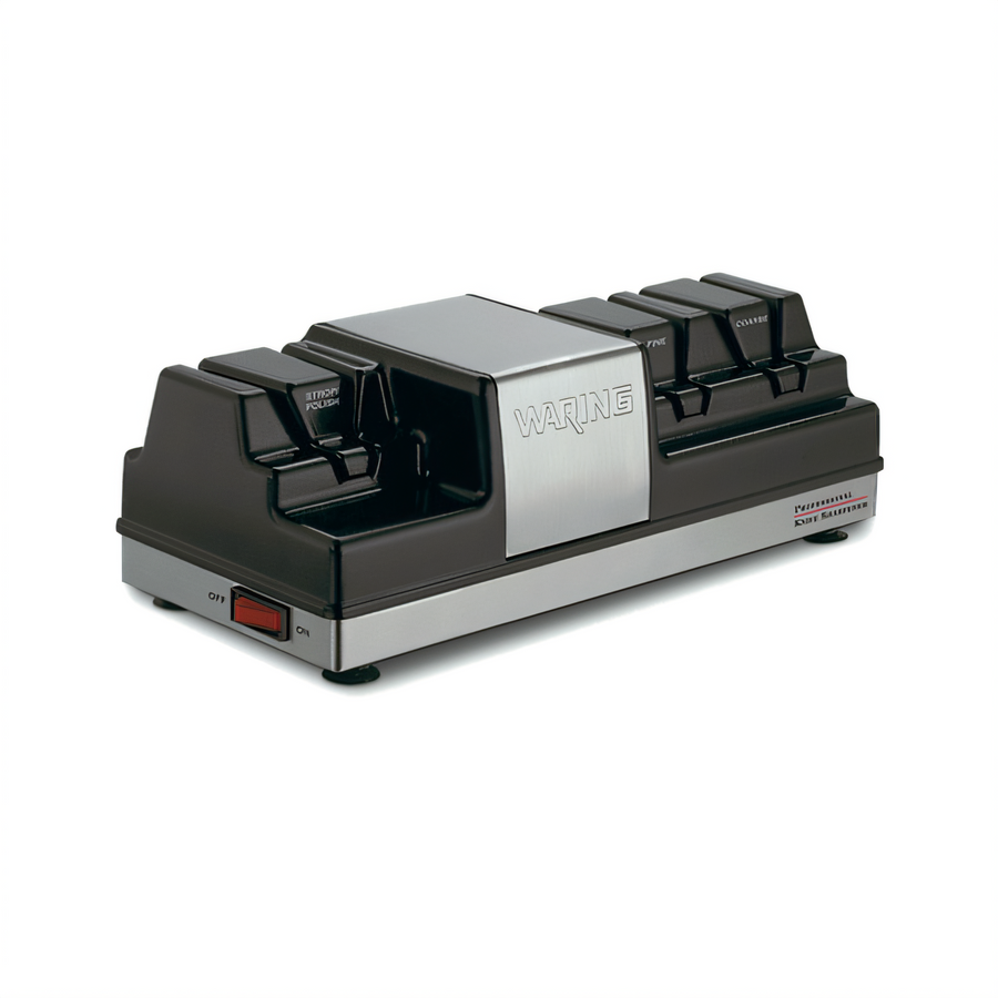 Product image #1 for Waring WKS800 Electric Countertop Knife Sharpener with Coarse, Fine, and Strop/Polish Wheels