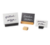 Thumbnail image #1 for American Metalcraft 4-Inch Bamboo Black Tabletop Menu Card Holder