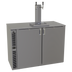 Thumbnail image #1 for Glastender 48-Inch One-Zone Side-Serviced Bar Profile Draft Dispensing Cooler, Two-Section