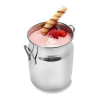 Vollrath Mini Stainless Steel Milk Can, 16.3 oz