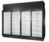 Thumbnail image #1 for True 4-Section Low Temp Self-Contained Glass Door Freezer Merchandiser, Black Exterior/White Interior, Left-Hinge, 154.4 Cu. Ft.
