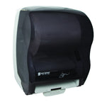 Thumbnail image #1 for CFS Brands T8300TBK Touch-Free Hybrid Roll Paper Towel Dispenser, Wall-Mounted Plastic, Black, 1 Roll