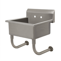 Advance Tabco Wall-Mounted Stainless Steel Service Sink, 20