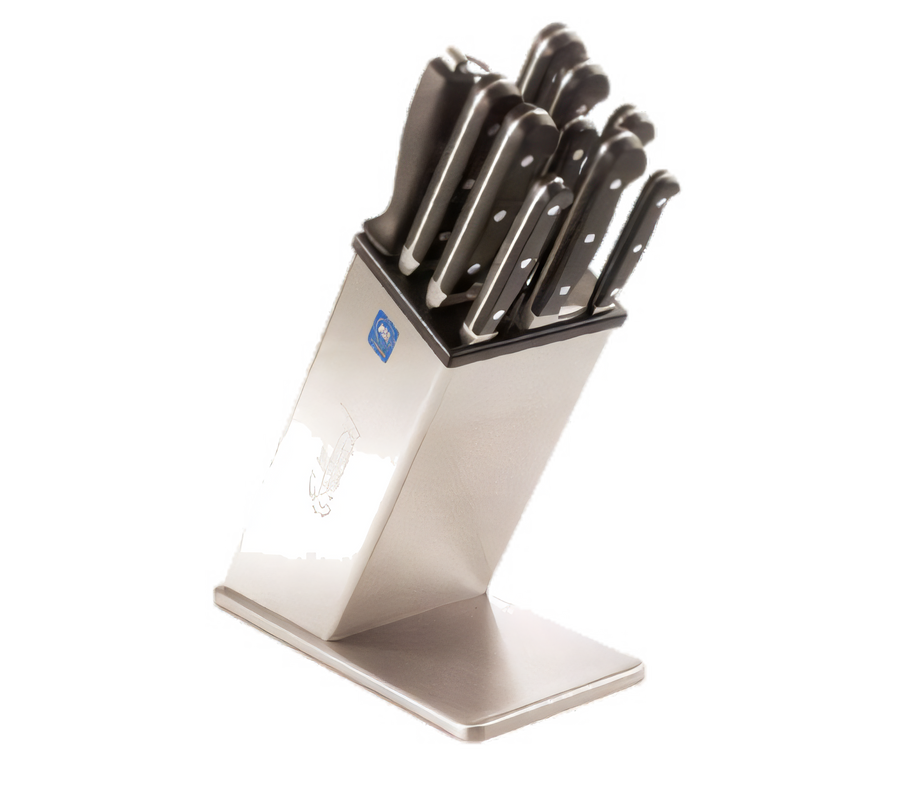 Product image #1 for Edlund 9-Inch Stainless Steel Knife Block with 6 Open Slots