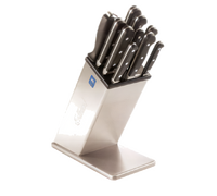 Edlund 9-Inch Stainless Steel Knife Block with 6 Open Slots