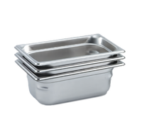 Vollrath Super Pan 3 1/4 GN Solid Hotel Pan, 8-Inch Deep, 5.1 Qt, 300 Series Stainless Steel