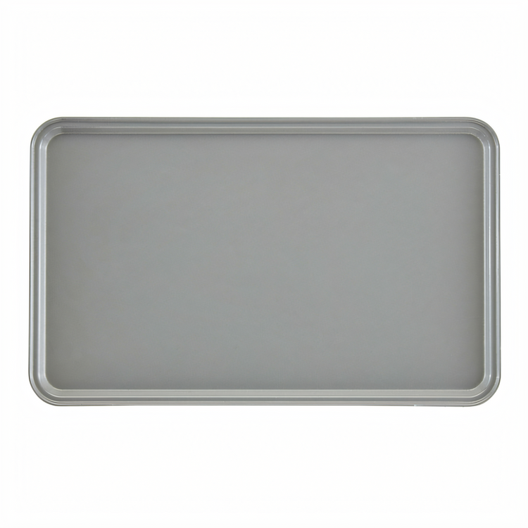 Product image #2 for Cambro Camtray 33 cm x 33 cm Square High-Impact Fiberglass Serving Tray, Pearl Gray
