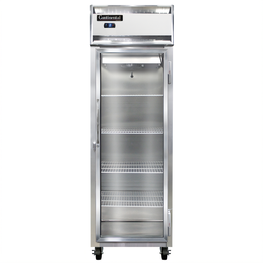 Product image #1 for Continental Refrigerator 1FSNSAGD One-Section Shallow Depth Display Reach-In Freezer